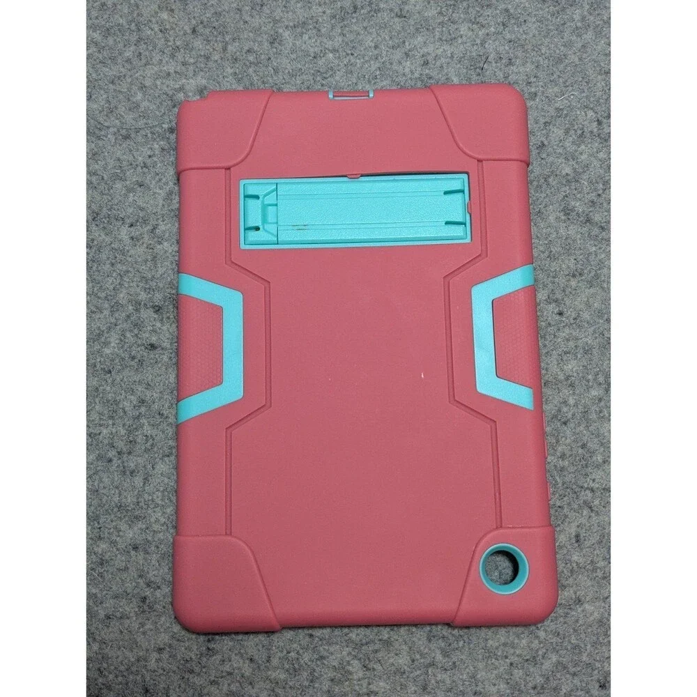 Tablet iPad protective cover 10x7 turquoise and coral